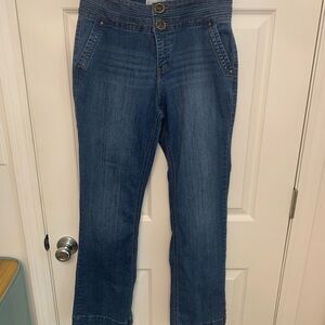 Women's Hi Rise Blue Denim Jeans. Size 8